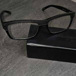 Dior Black Textured Glasses